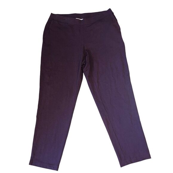 Cute J Jill Pants Pure Jill Affinity Slim-Leg Crops Cotton Blend Pull On Pants S - Picture 1 of 6